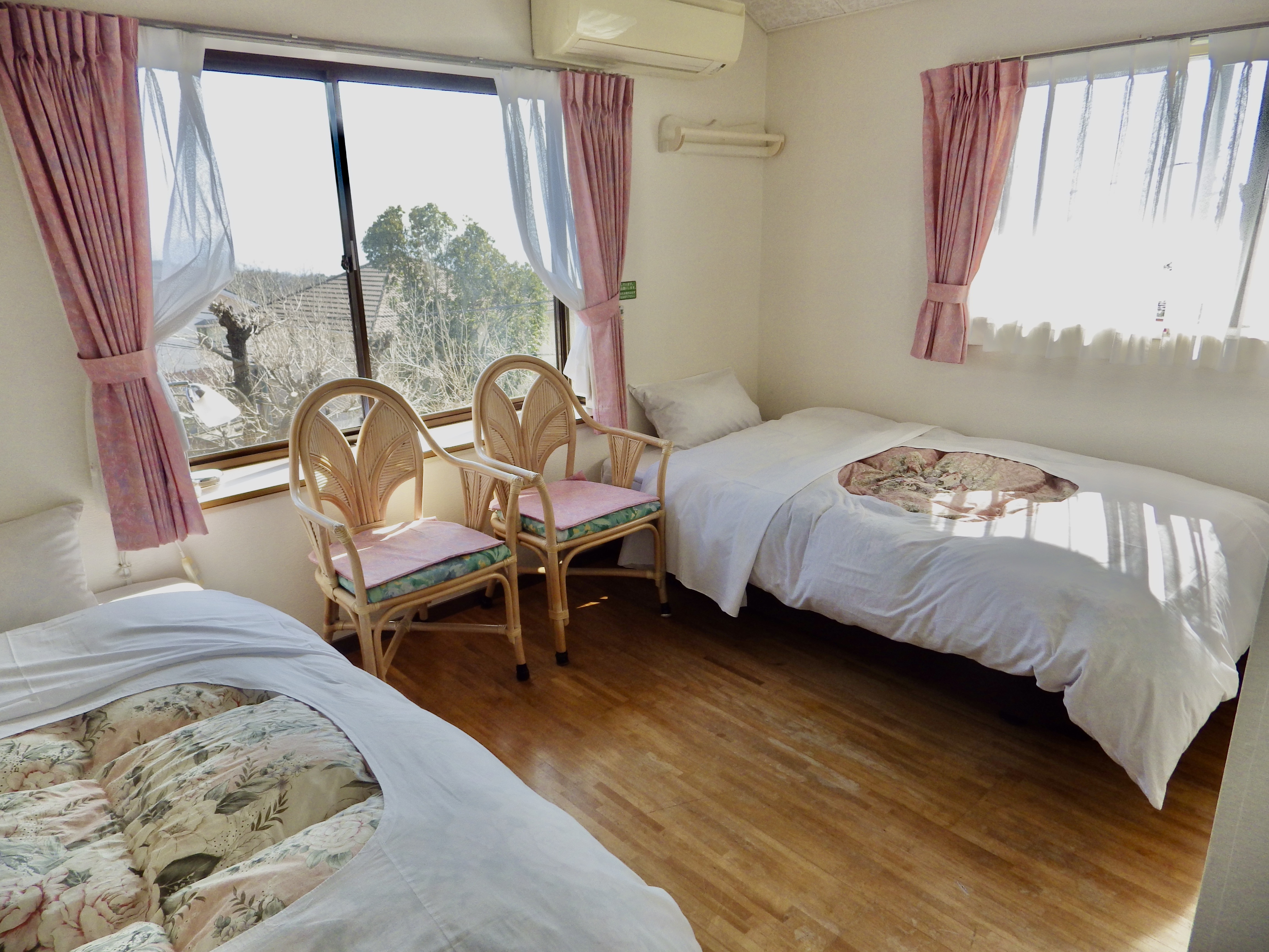 城ケ崎を望むツインルーム