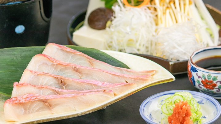 【WinterSALE】冬の湯河原旅を応援♪夕食を彩る金目鯛しゃぶしゃぶプランが＼今だけお得♪／