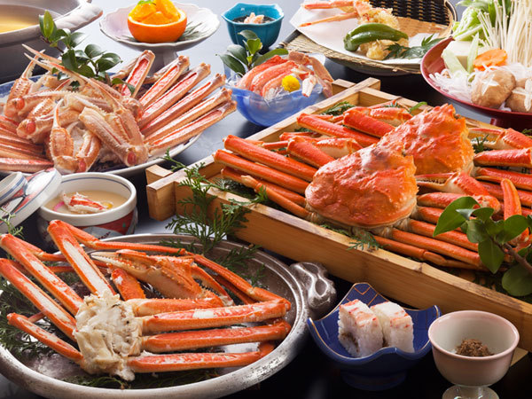 冬★満腹かにフルコース+魚の造り（３種）・夕食は部屋食★ 