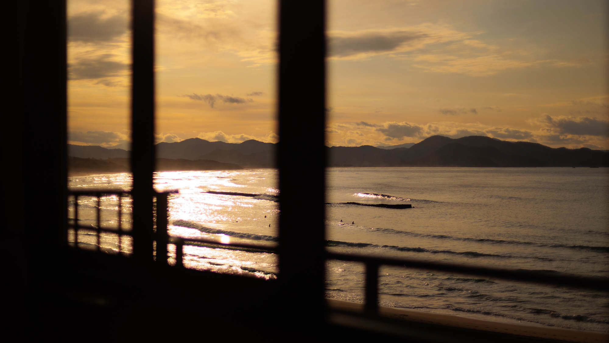 ロビーからも浜詰海岸が一望できます！