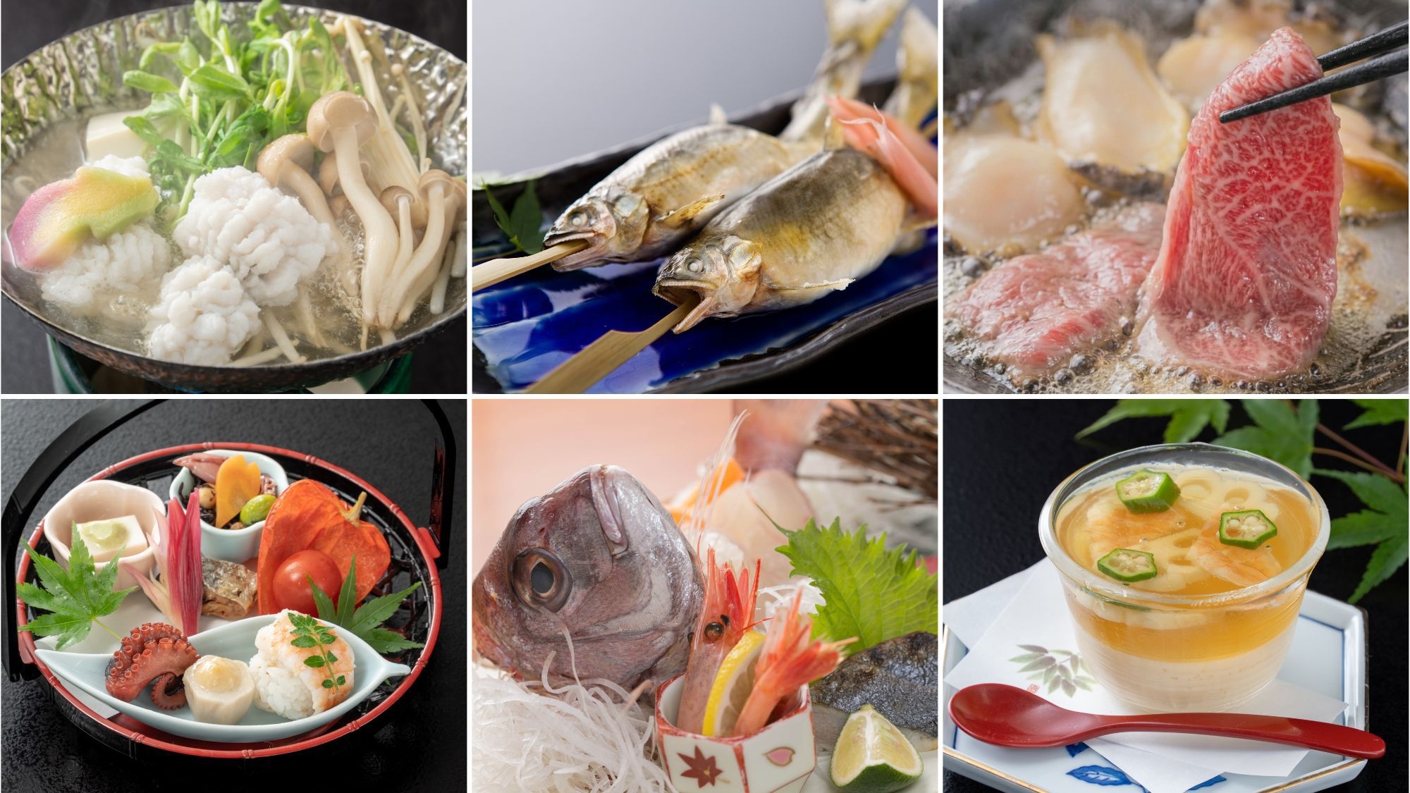 部屋食4名様までOK！春の宝石箱会席《岡山和牛・あわび・鰆・小鯛》6/1〜夏会席《和牛・鱧・鮑・鯛》