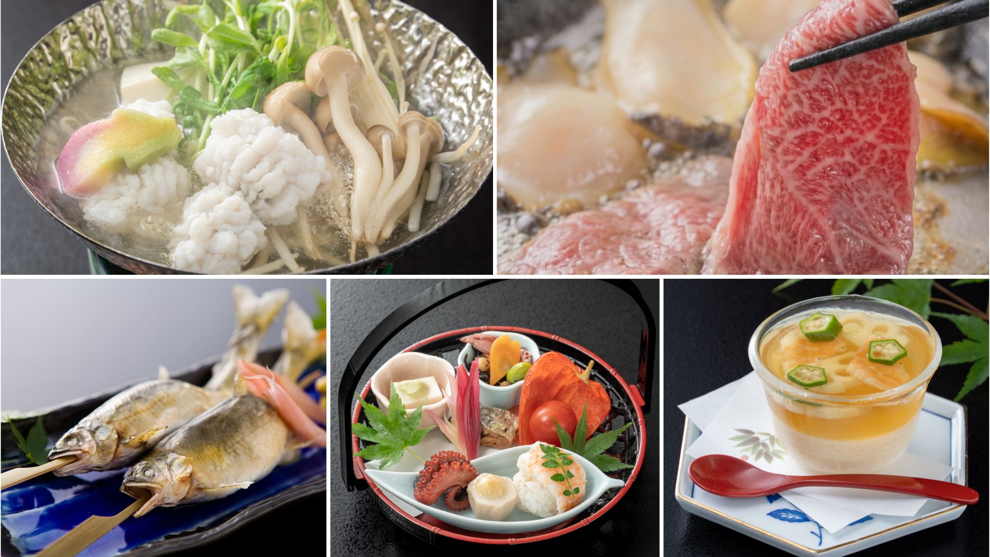 夏のグルメ会席（竹コース）