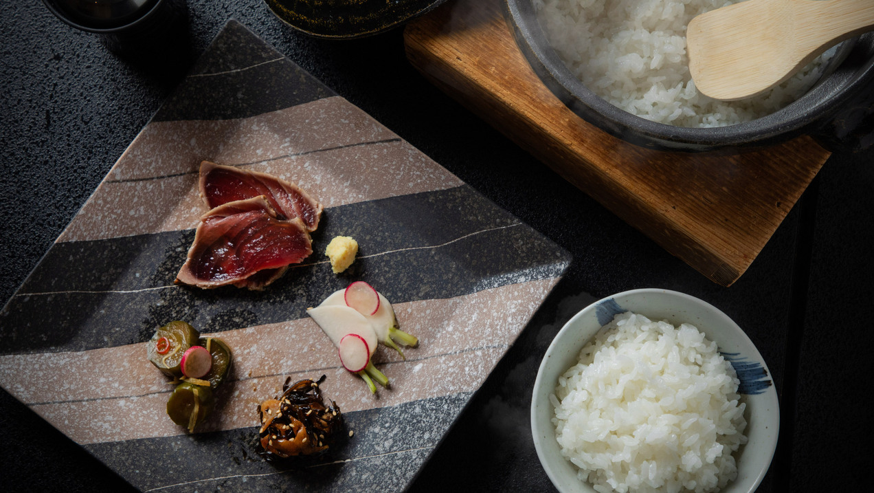 【おひとり様歓迎】一人旅◇“贅”と“癒し”のひとり時間〜個室食事処で和洋創作会席を堪能／1泊2食