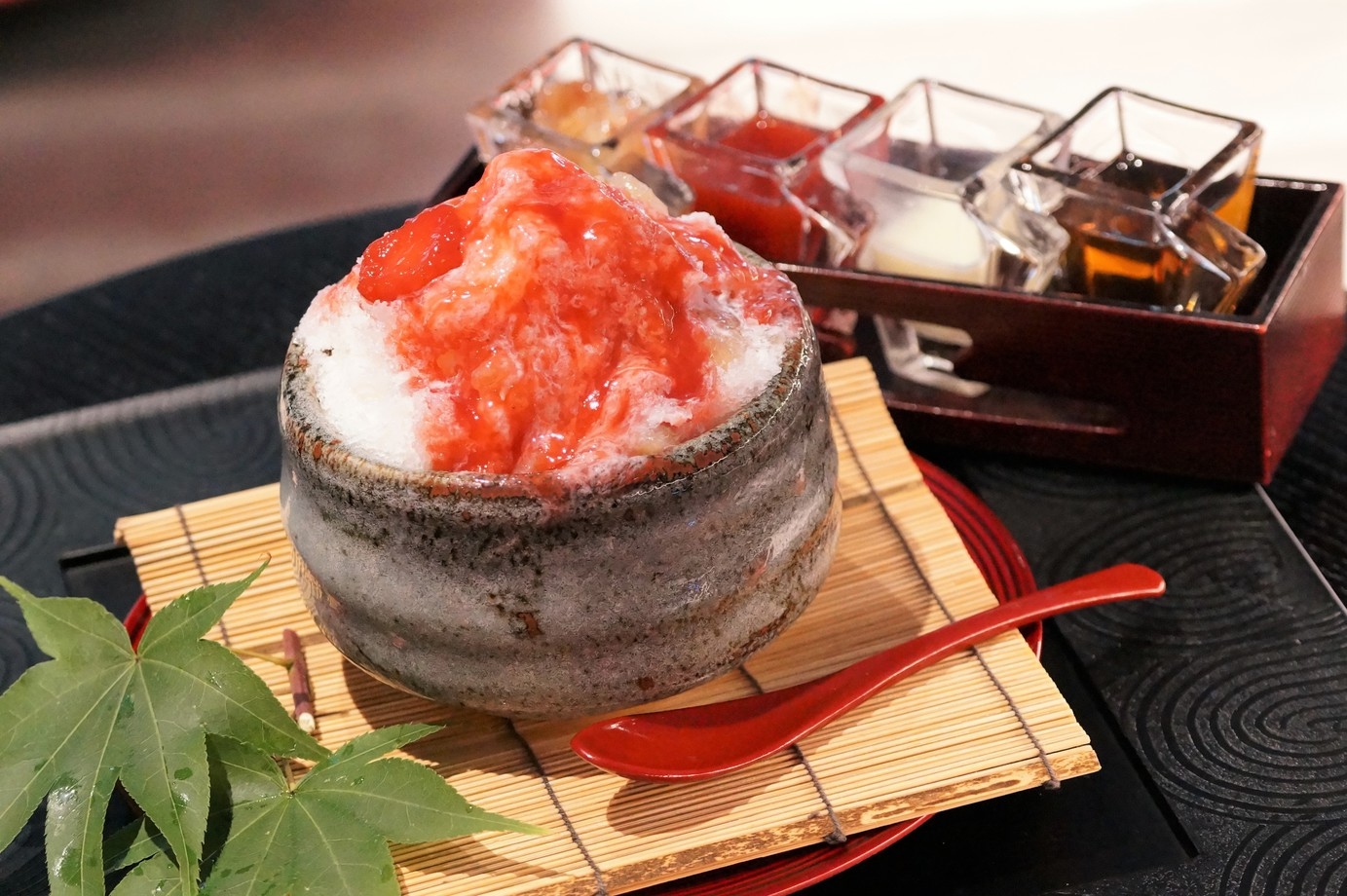【お盆限定】BARでウェルカムデザート〜かき氷 or 和三盆ソフト付き／1泊2食