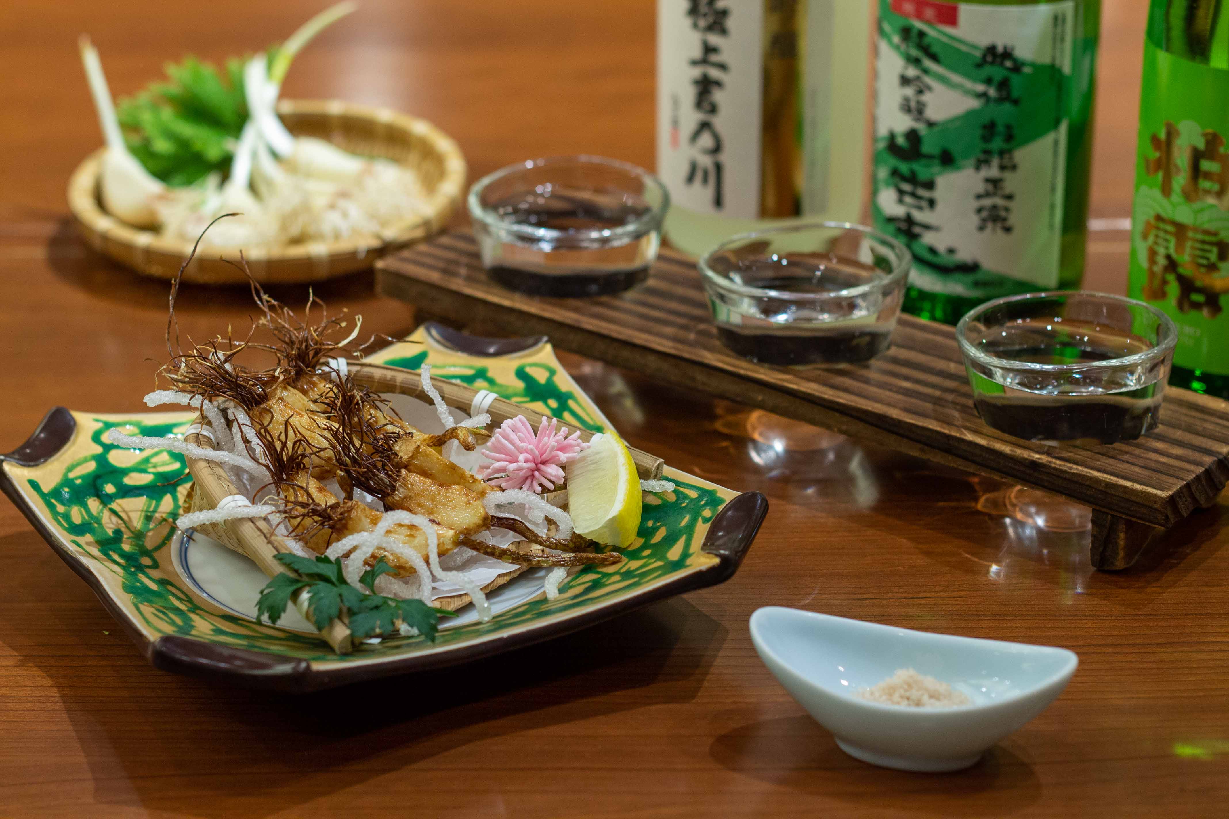 ひげにんにくの素揚げ