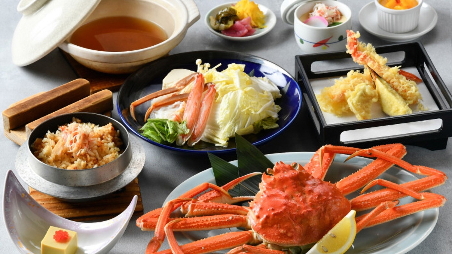 【※売り切れ次第終了】ご好評により延長！期間限定のお得な「かに料理6品」プラン