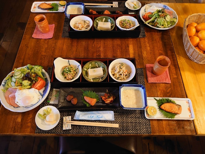 ある日の朝食