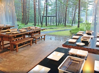 【BBQ食材付き・新館アネックス棟】テラスで旬の食材をどうぞ！ 雨天も安心