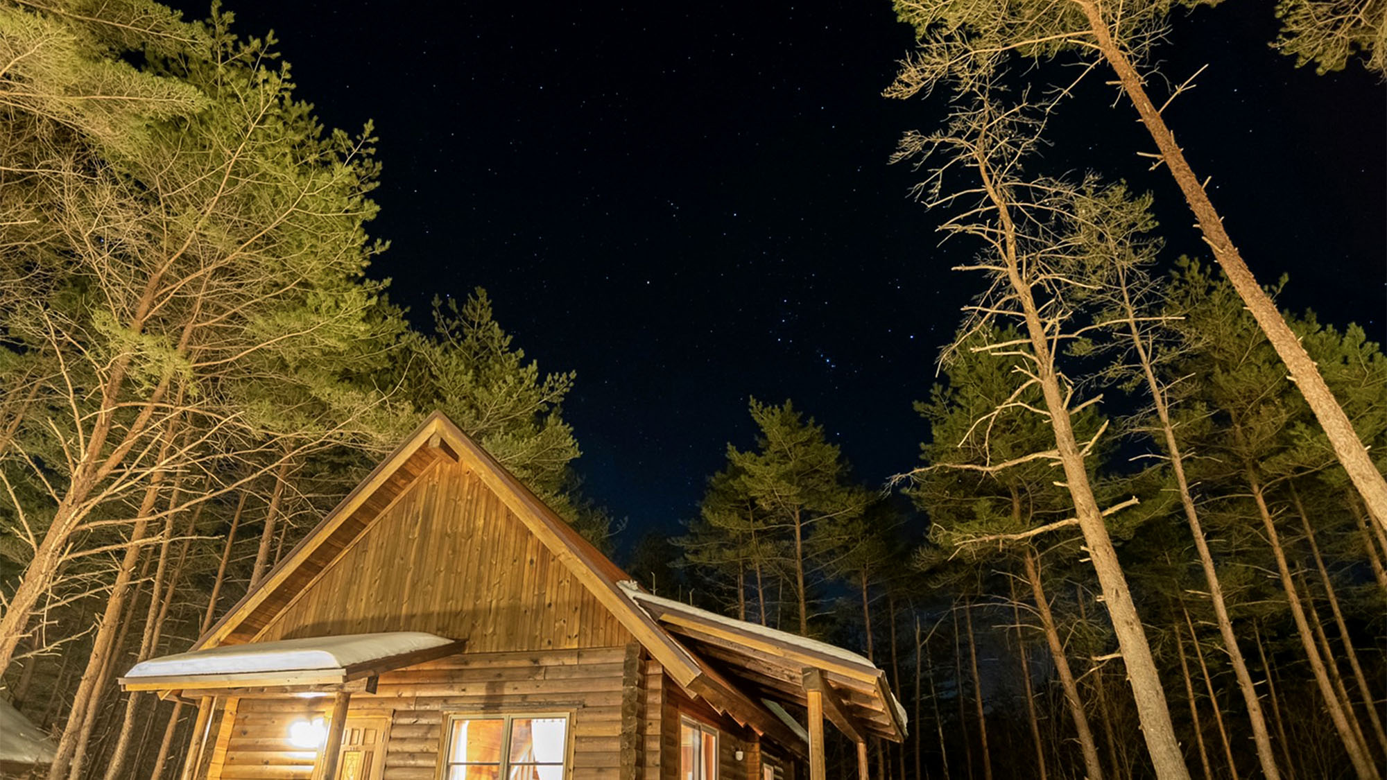 ・夜には満点の星空♪天体観測にも最適です！