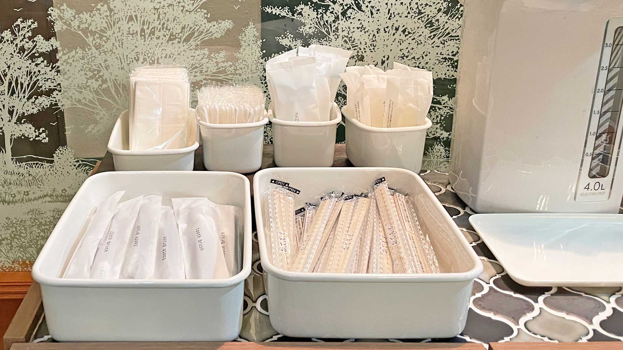 【アメニティー】お持ちになりお部屋でくつろぎください。