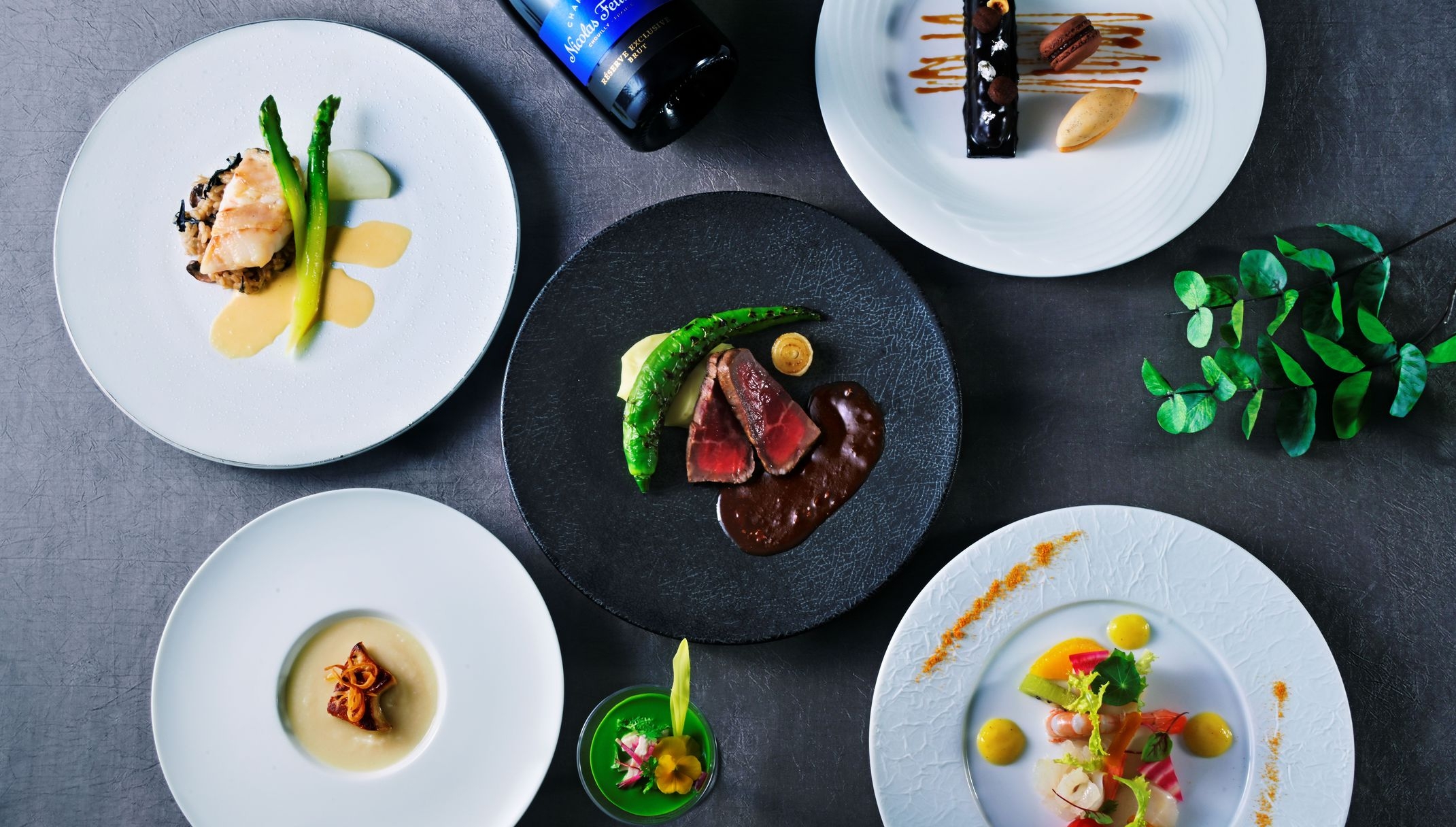 【夕朝食付き】長崎の豊かな食材を堪能するディナーコース＆ワンドリンク付き