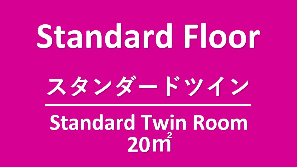 スタンダードフロア「スタンダードツイン20㎡」