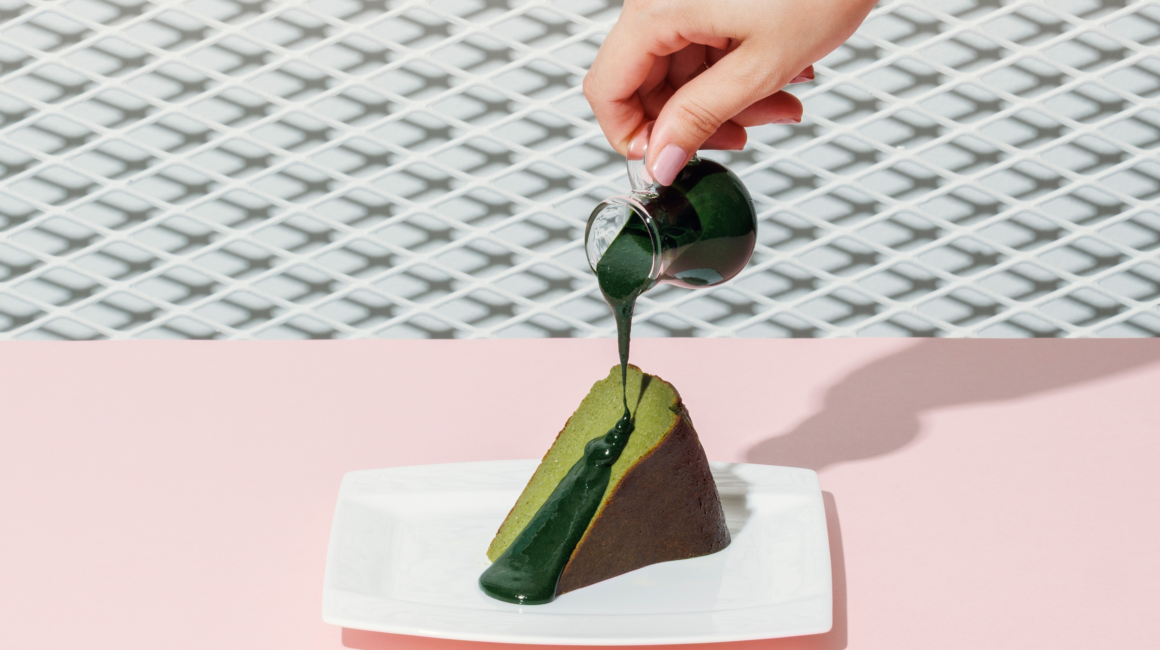 そのぎ抹茶のバスクケーキ