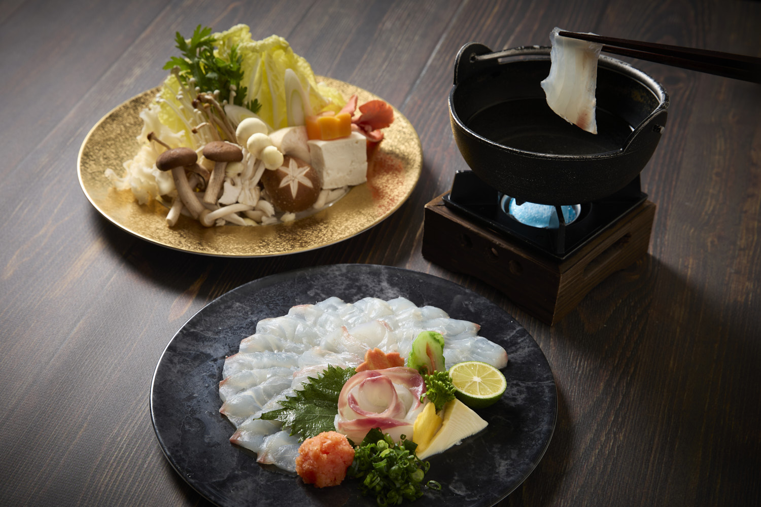 季節魚のしゃぶしゃぶ（プラン専用料理）