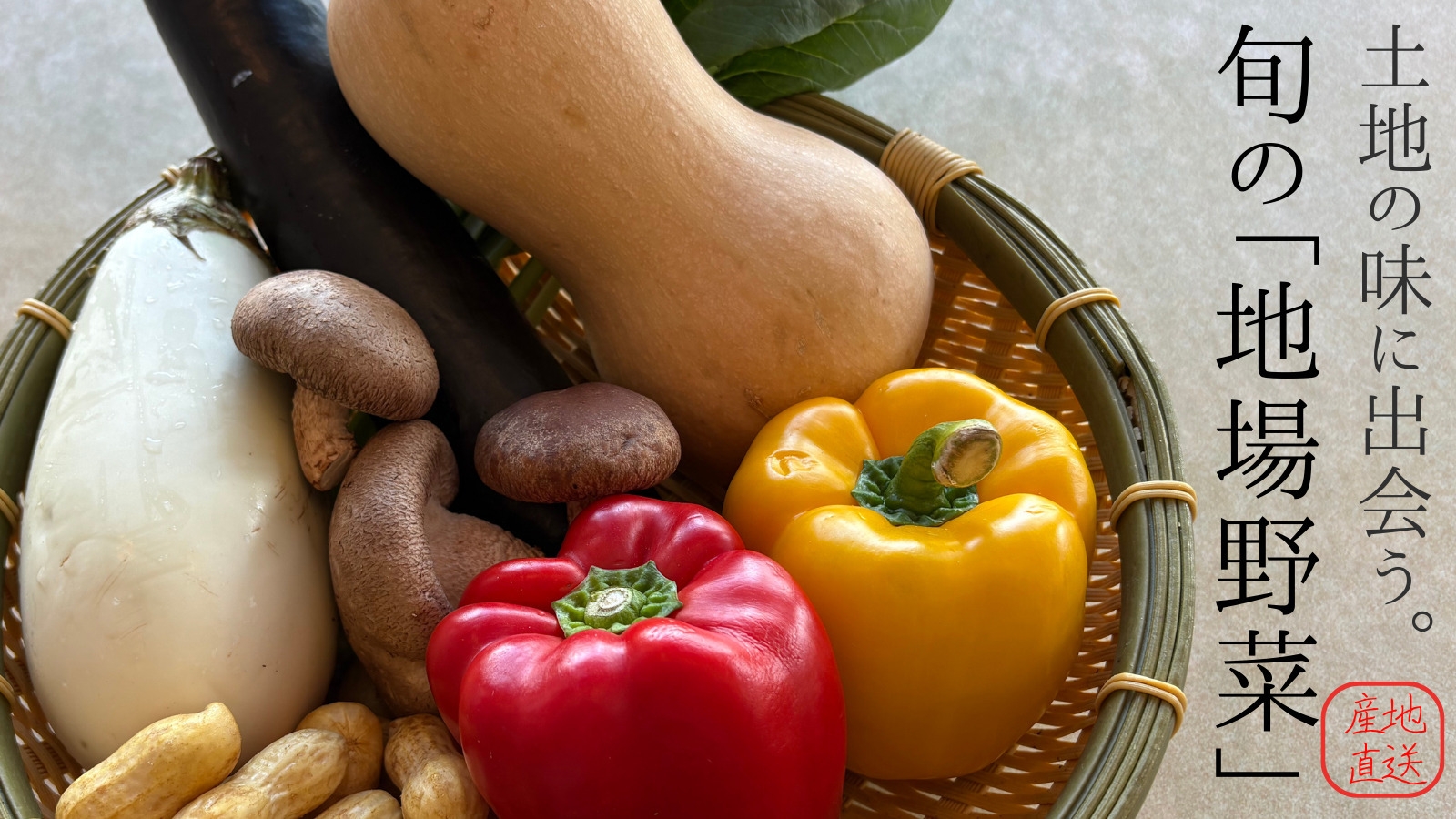 【1日5組限定】 青空農園提供！採れたて旬の地場野菜プラン