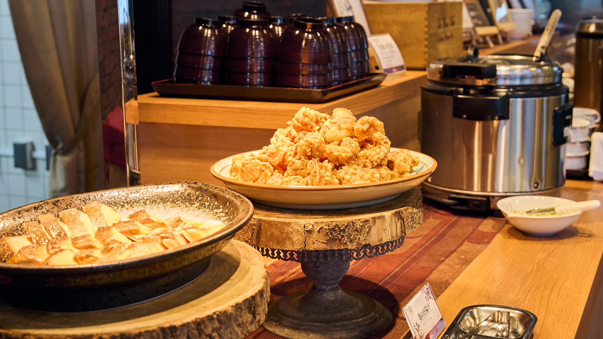 朝食バイキング