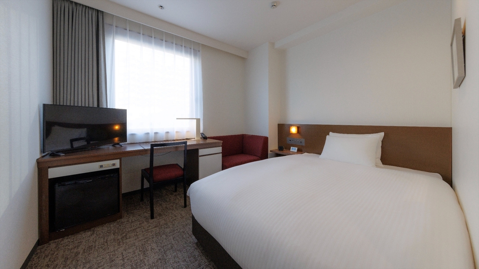 【コージーダブル(北館)16㎡】 ビジネスはもちろん観光にも使いやすいお部屋