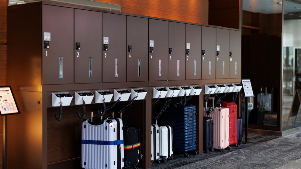 【セルフバゲージスペース】非接触でいつでもご利用いただけます。