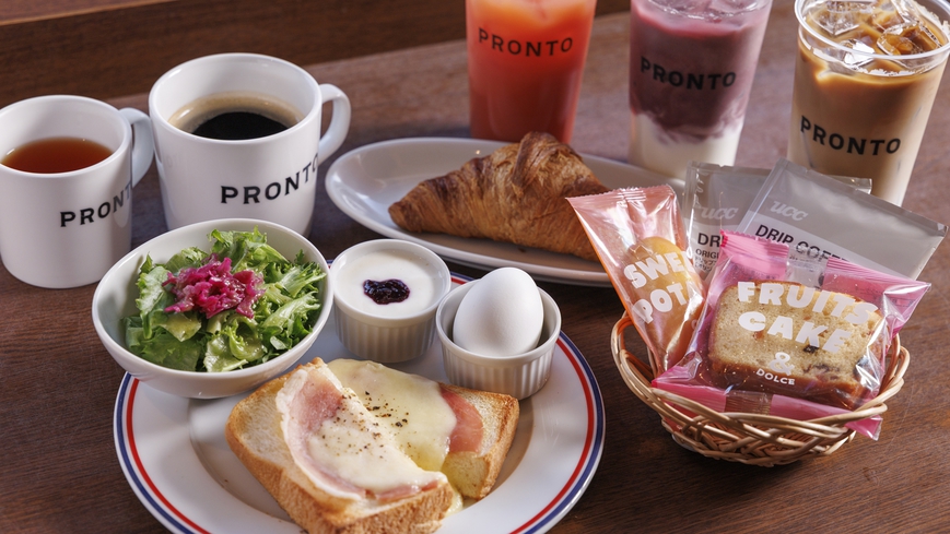 【朝食/「PRONTO」】おみやげとして焼き菓子とドリップバッグコーヒーもご用意