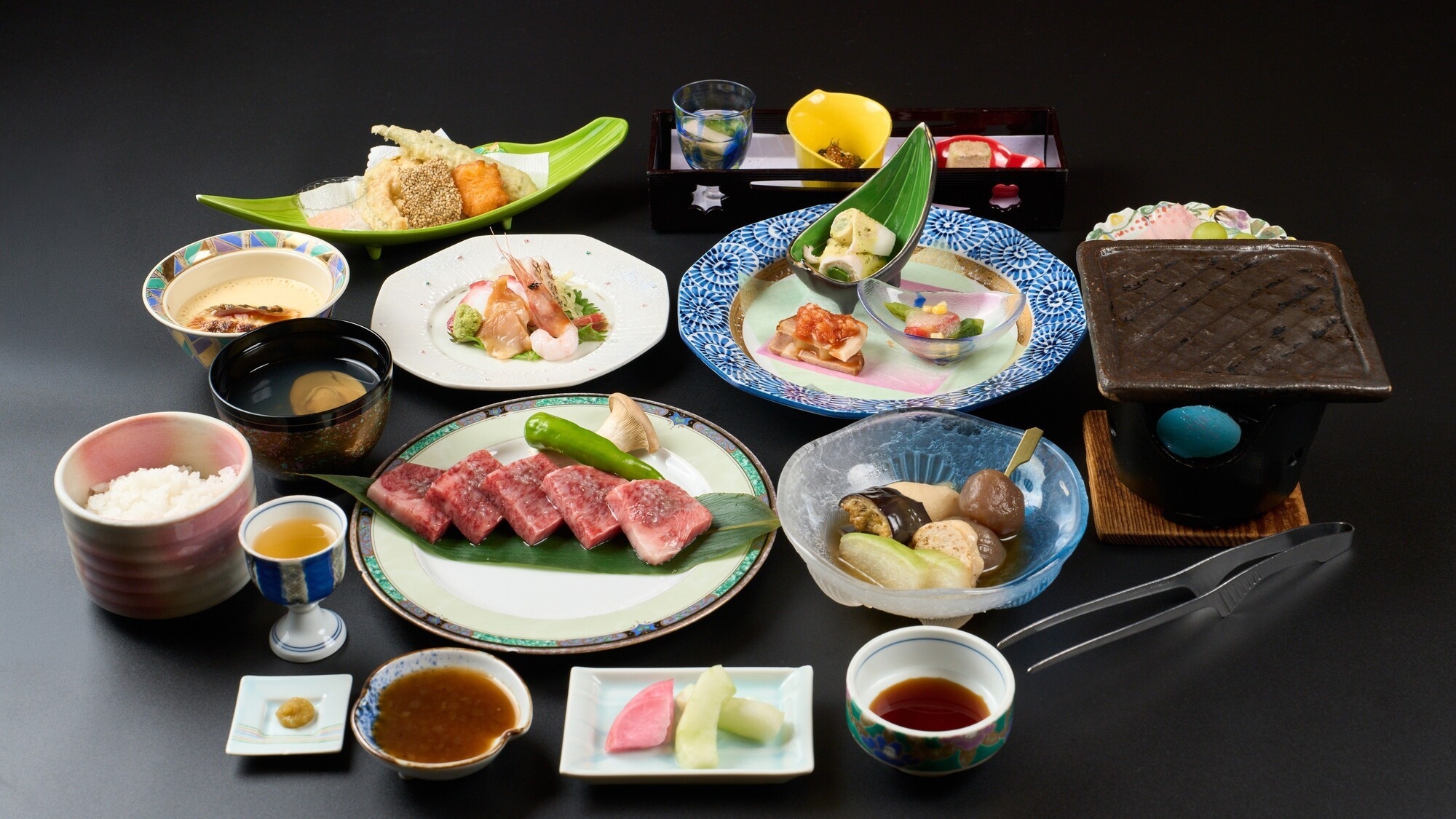 【2食付/グレードアップ】基本プラン＋米沢牛の網焼付のグレードアッププラン【会場食】