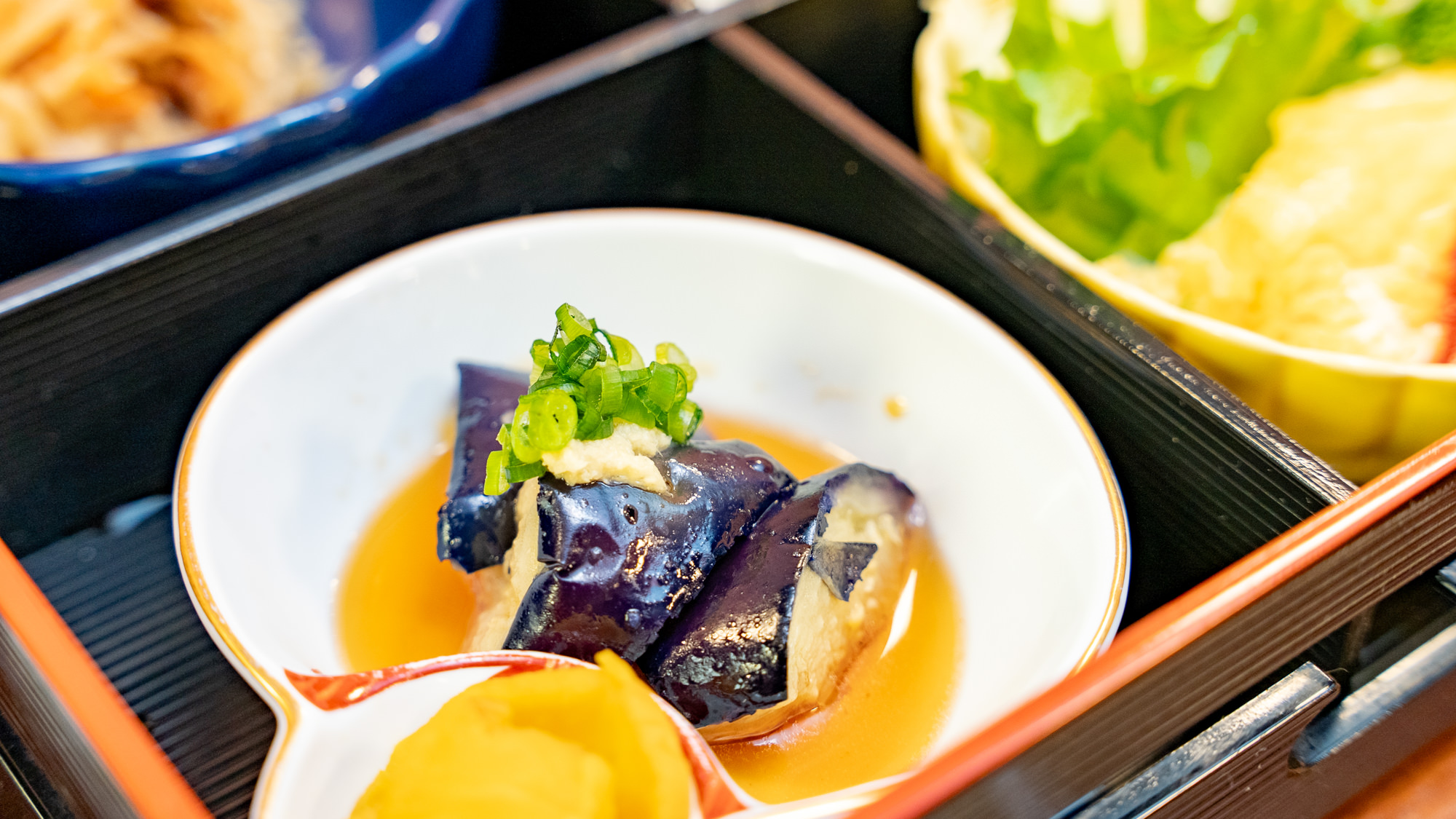 【朝食】揚げ茄子（一例）