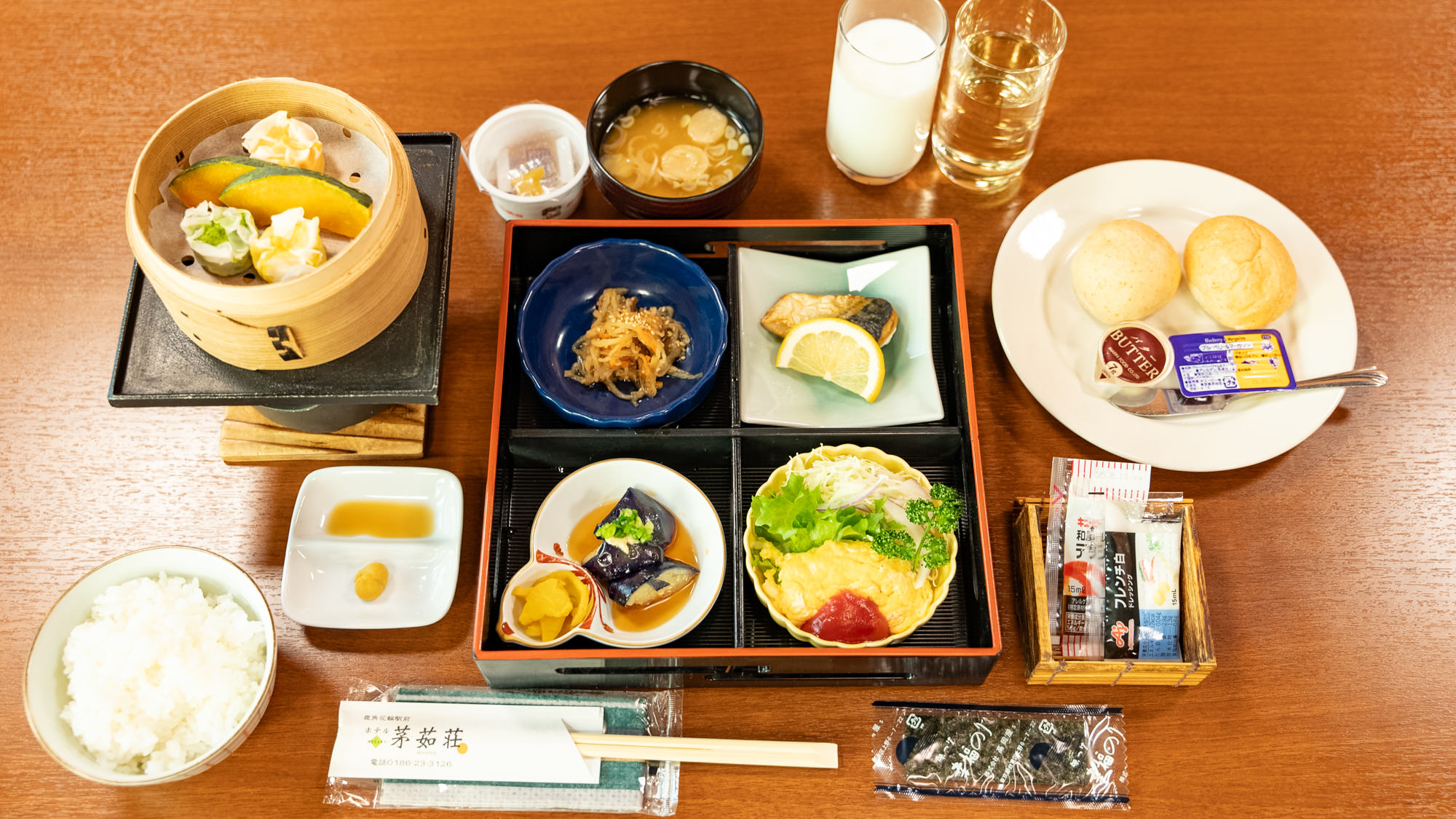 【朝食】料理長こだわりの日替わりメニュー（一例）