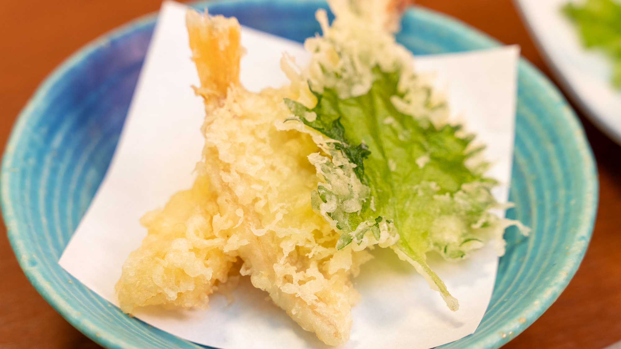 【夕食：きりたんぽ鍋付プラン】季節の天婦羅（一例）