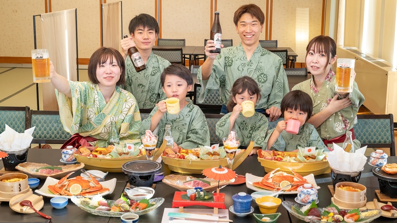 【期間限定】開湯120周年記念共通プラン夕食は「村上牛」付の会席料理