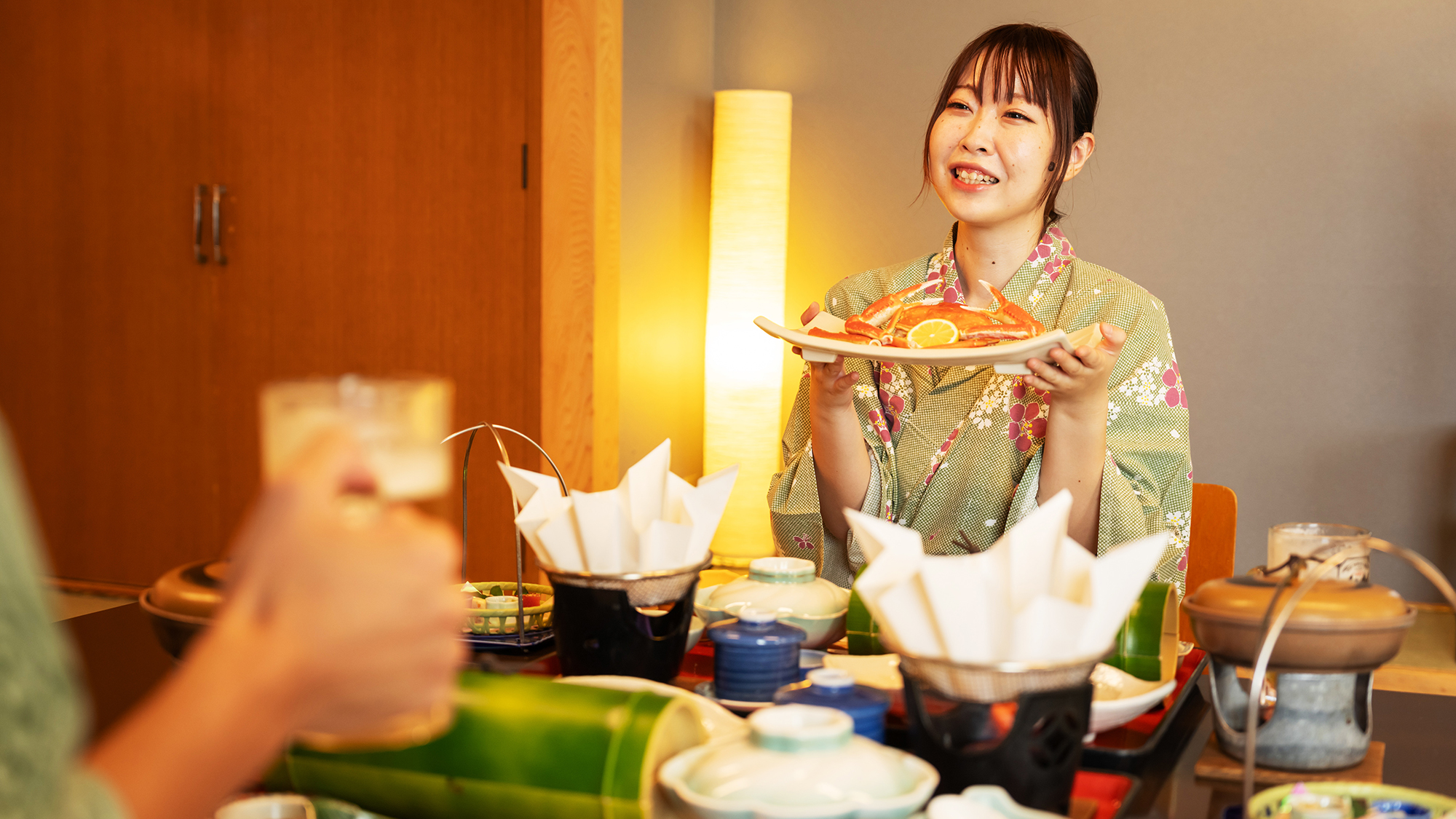 【お部屋食】周りを気にせず、気兼ねいらずの“美味しい時間♪”「旬の食材」を心ゆくまで・・・