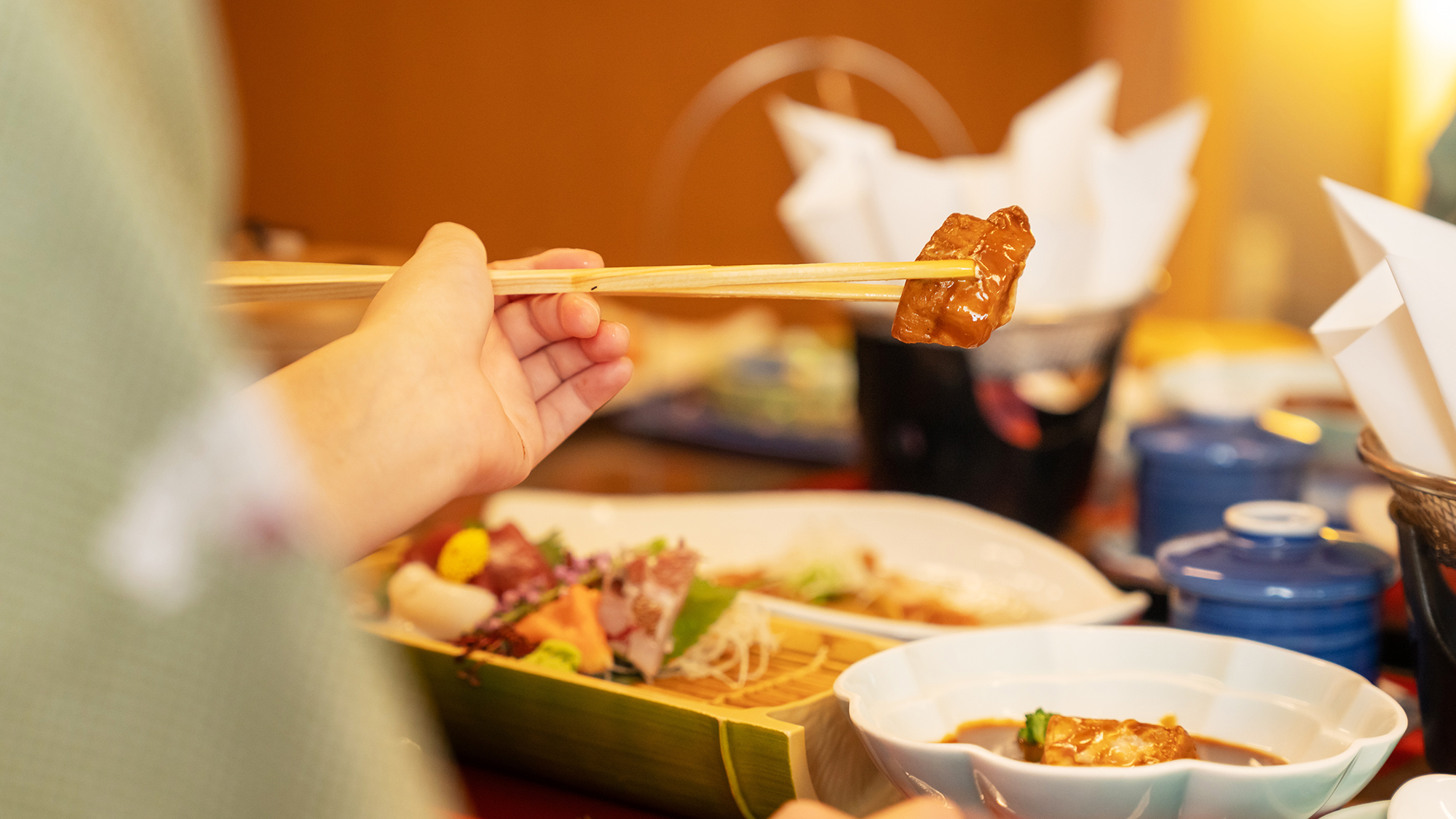 【お部屋食】周りを気にせず、気兼ねいらずの“美味しい時間♪”「旬の食材」を心ゆくまで・・・