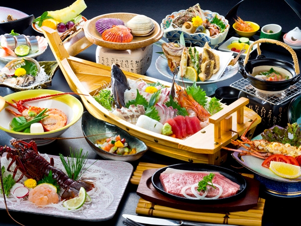 【松阪牛ならこれ】伊勢えびお造りと松阪牛ステーキ・三重ブランド満載★極上コース★