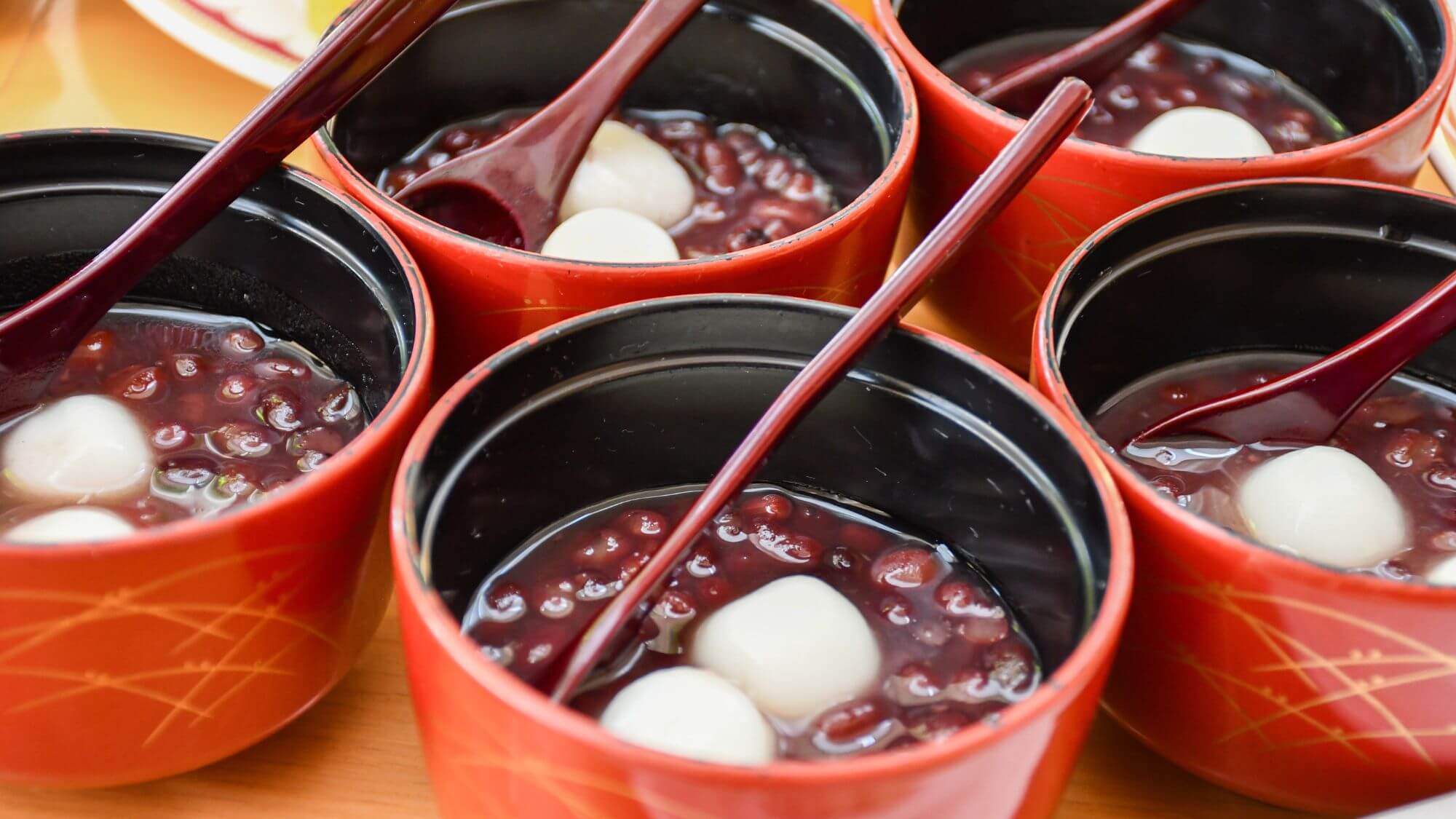 【朝食バイキング】神々も愛した「出雲ぜんざい」です。朝から優しい甘さで、素敵な一日を