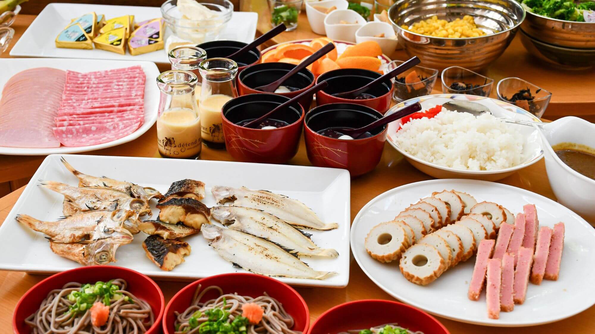 【朝食バイキング】宍道湖産「しじみ汁」やトビウオすり身「あご野焼き」など内容充実!