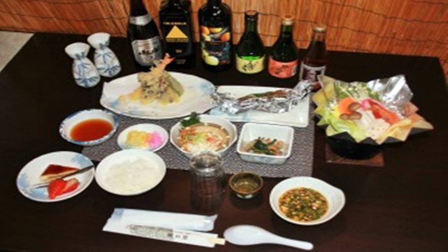 *山の幸をふんだんに使ったお料理でおもてなしいたします!