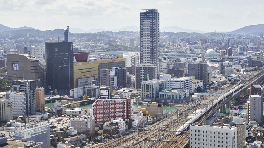 駅直結の立地はトレインビューもお楽しみいただけます。