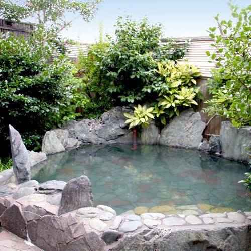 Open-air bath with a view