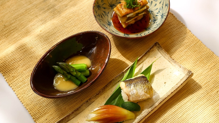 ・【夕食一例】自慢の食材を使用した群馬の味をご堪能ください