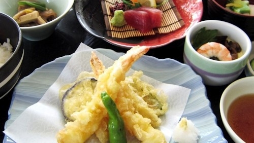【温泉SALE】【　天刺膳　】お値段重視プラン！お造り＆天ぷら盛合せがリーズナブルな価格で提供可能。