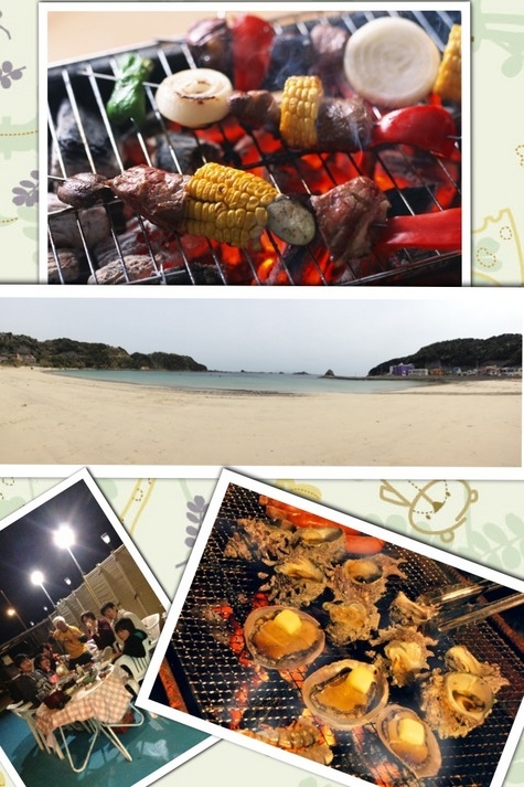 みんなでわいわいバーベキュー海目の前フリープラン♪素泊まり♪掛け流し温泉24時間ok!