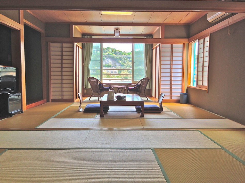 Kamar bergaya Jepang, 20 tikar tatami, depan