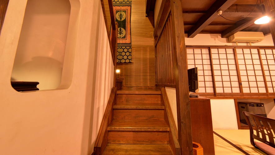 *壱の蔵／階段を上がった２階にも和室のお部屋がございます。