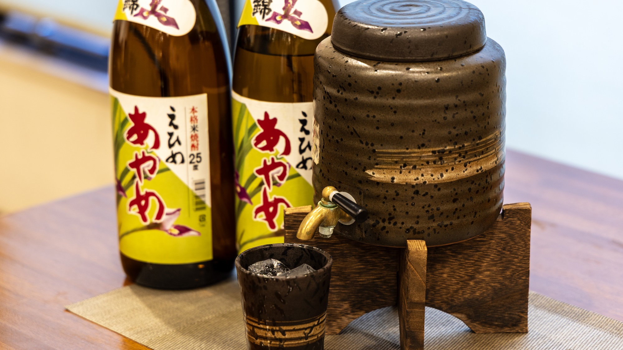 無料の焼酎サービス