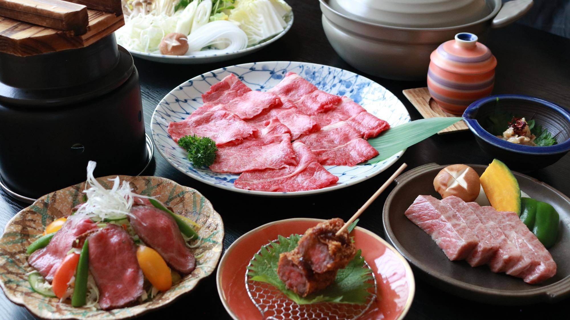 【但馬牛プレミアムコース】名店 ”特選但馬牛” を味わい尽くす｜但馬牛300g使用｜但馬牛の贅沢会席