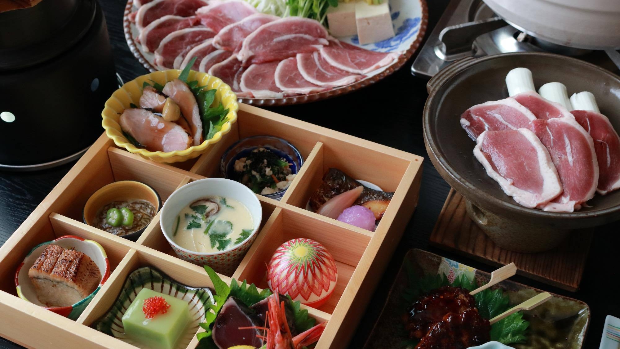 【但馬鴨フルコース】濃厚な旨味と脂の甘みを堪能！鴨焼・鴨鍋・鴨御飯など至高の鴨尽くし会席