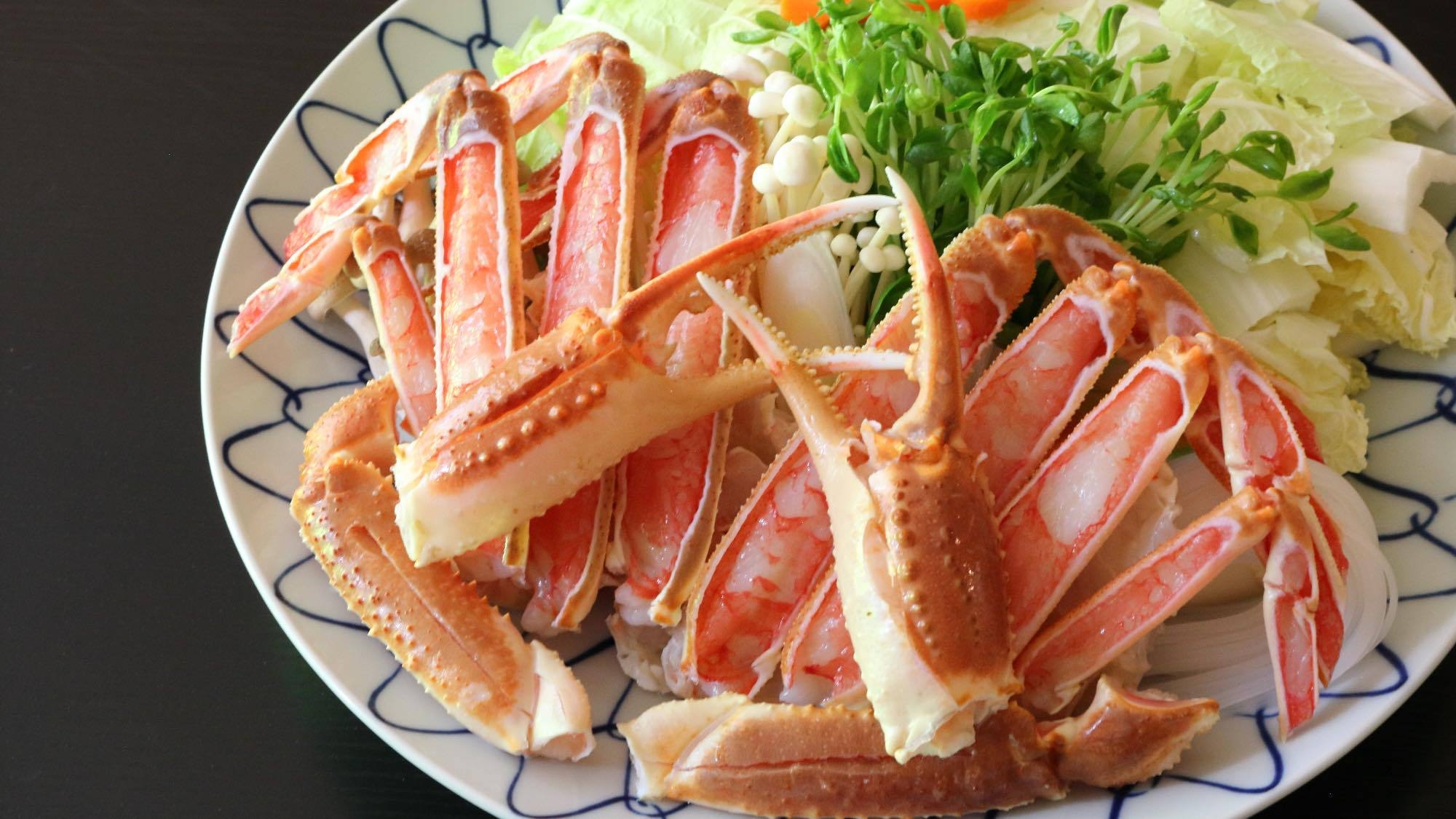 【人気】古城厳選ズワイガニ 1.5杯使用｜蟹刺身・焼蟹・蟹すき鍋 等｜古城かにコース