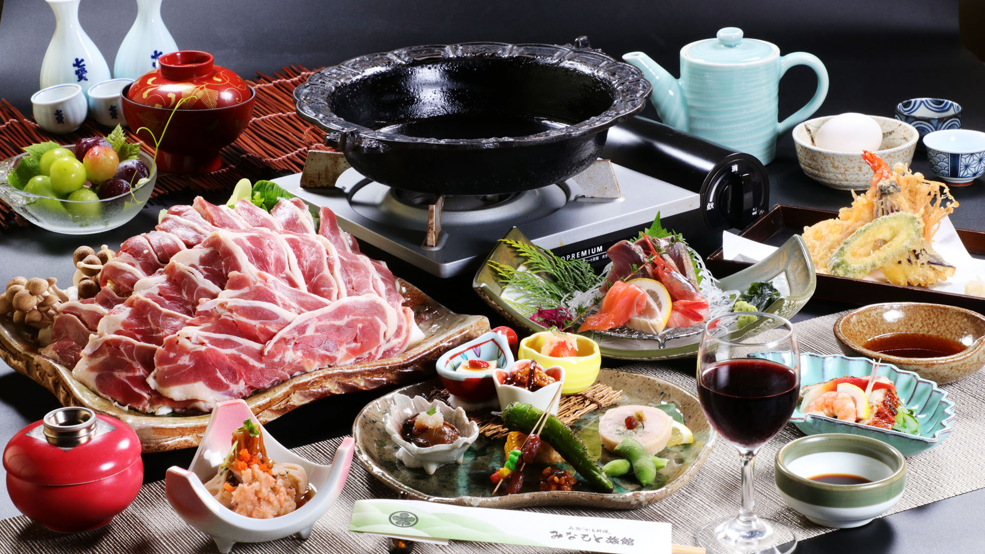 スタンダード◆当館名物の鴨鍋！旨味あふれる鴨肉は満足度満点♪その他の料理もしっかりと手作りでご提供*