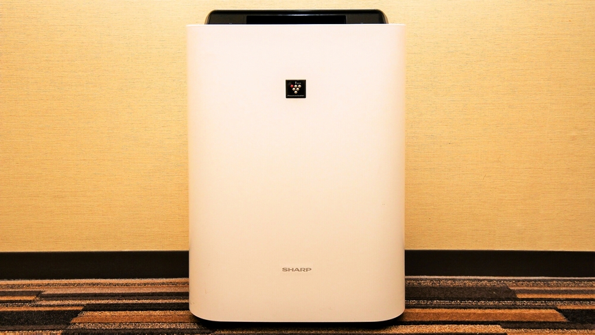 加湿空気清浄機～プレミアムフロアの客室には常設