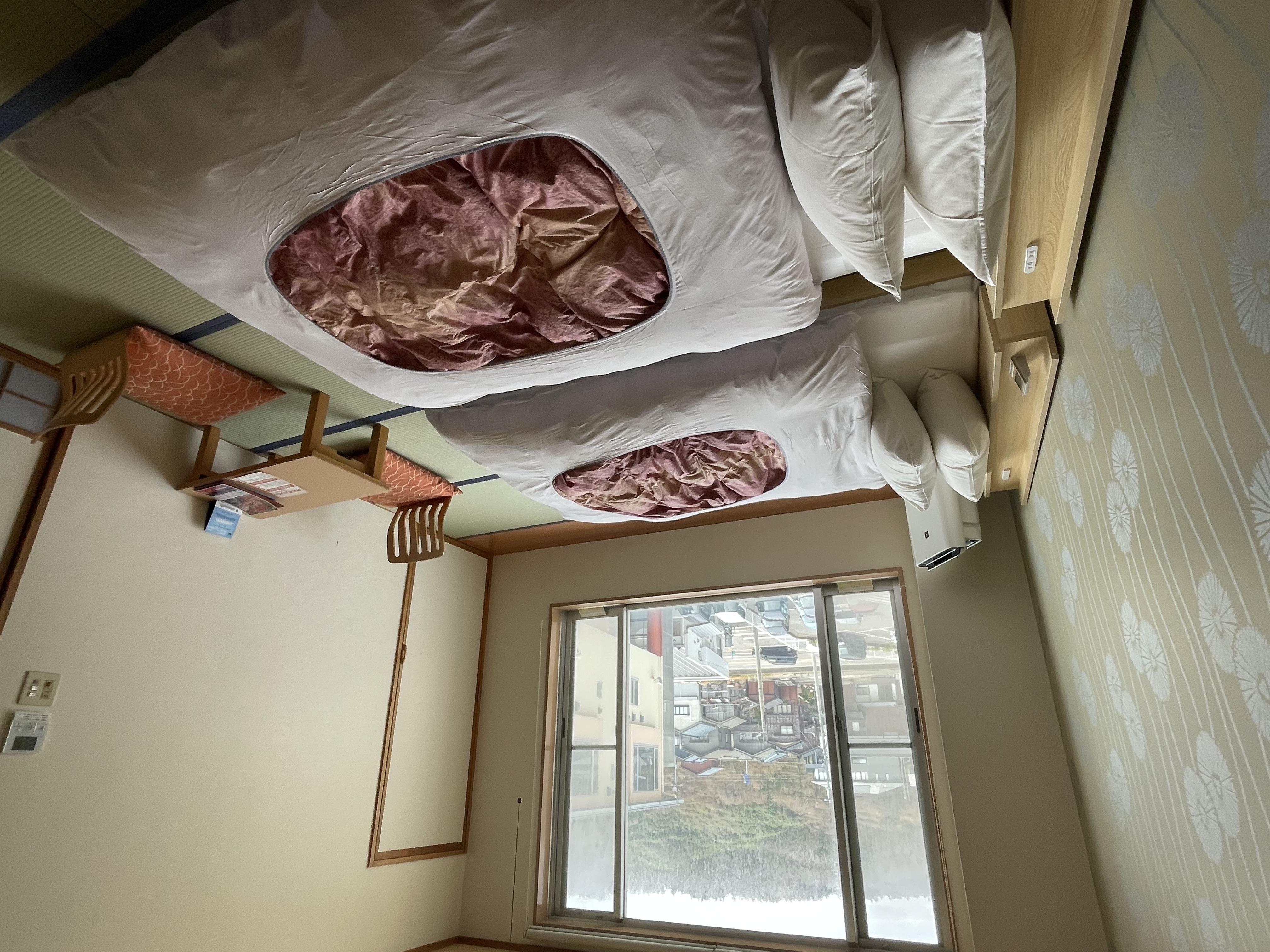 平日お任せ部屋一例：和室ツインローベッド