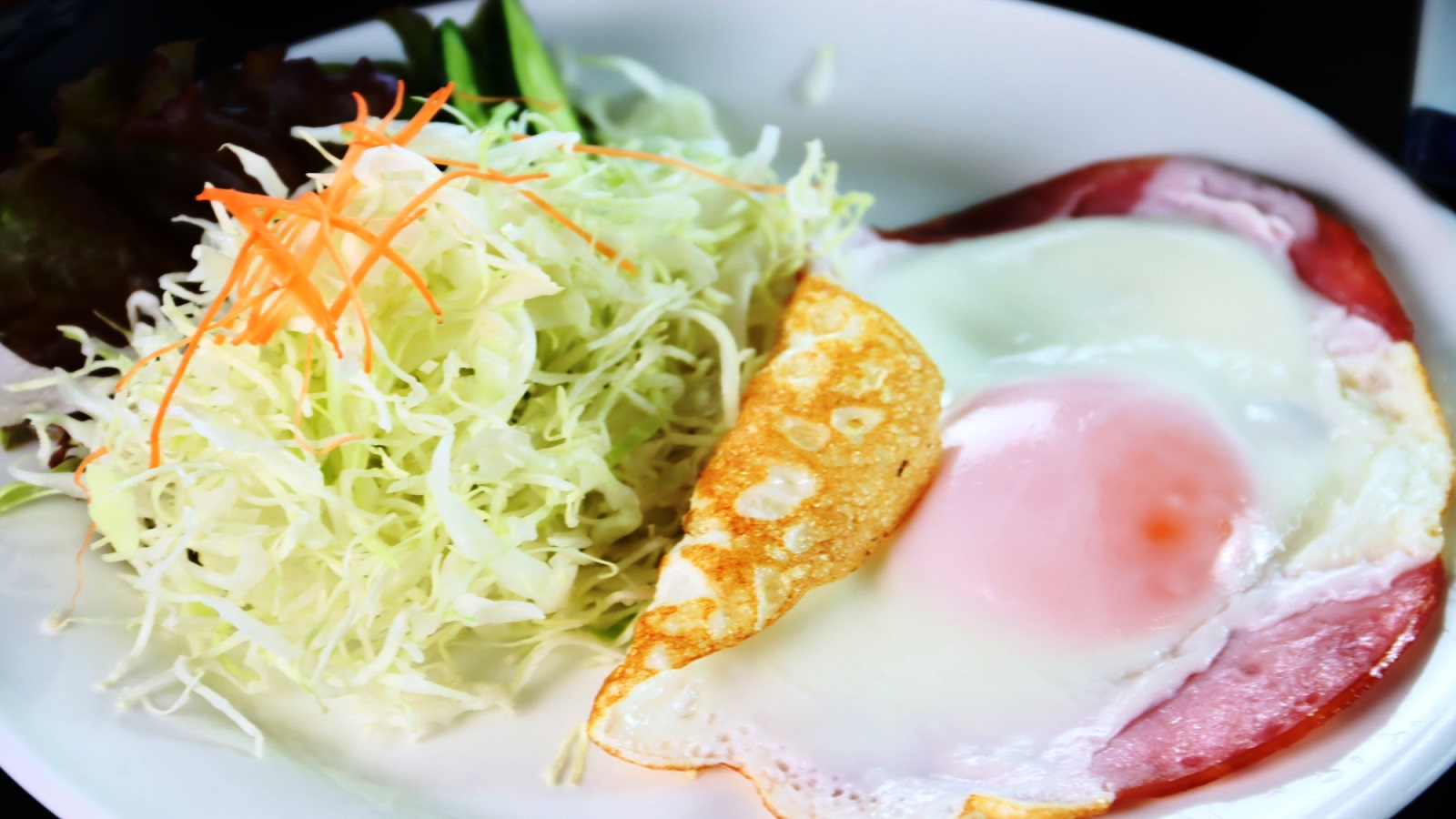【朝食】ハムエッグ
