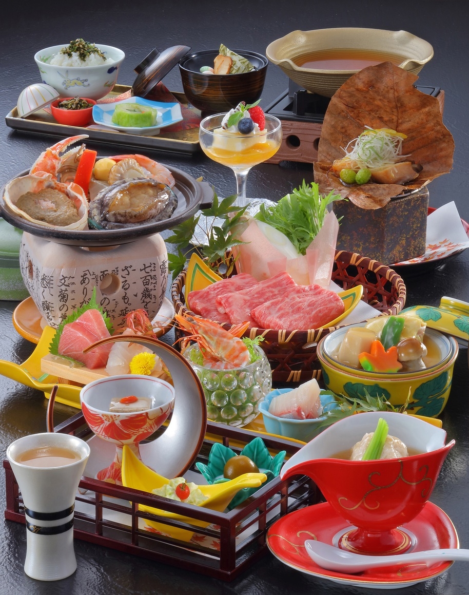 【秋のだんらんプラン】　禁煙　はなやかコース　旬のご馳走を存分に♪八幡屋秋の一番人気のお料理満載★